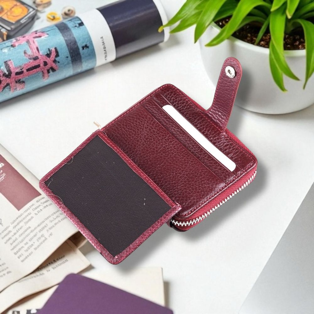 Majesty-North-747-Mini-Fermuarli-Deri-Unisex-Cuzdan-Bordo(2)