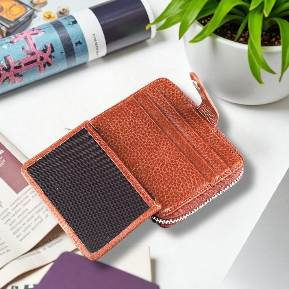 Majesty-North-747-Mini-Fermuarli-Deri-Unisex-Cuzdan-Taba(2)