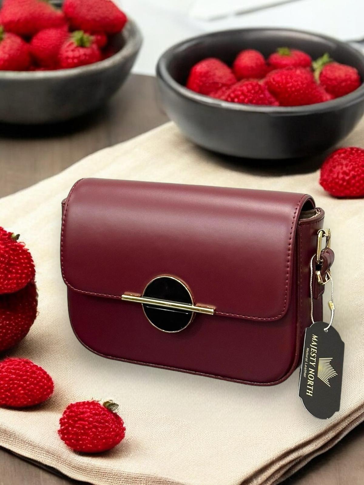 Majesty_North_Tokalı_Deri_Askılı_Kadın_Omuz_Çantası_2805_Bordo(2)